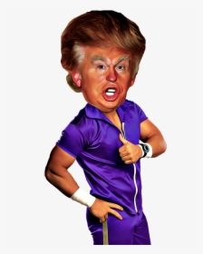 Alt Donald Trump Cartoon - Funny Looking Donald Trump, HD Png Download, Transparent PNG