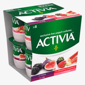 Activia Prune Fig Rhubarb Raspberry & Blackberry - Activia Fat Free Yogurt Syns, HD Png Download, Transparent PNG