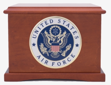 Air Force Seal On Coronet Urn From Veterans Fuenral - Emblem, HD Png Download, Transparent PNG