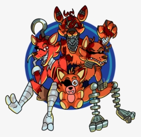 Foxy Family Picture By Halfway To Insanity - Foxy's Family Fan Art, HD Png Download, Transparent PNG