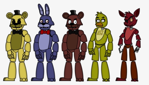 Thumb Image - 5 Nights At Freddy's Characters Drawings, HD Png Download, Transparent PNG