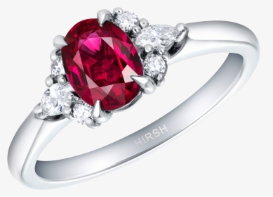 Papillon Ruby And Diamond Ring - Pre-engagement Ring, HD Png Download, Transparent PNG