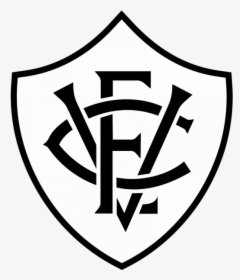 Escudo Do Vitoria Preto E Branco, HD Png Download, Transparent PNG