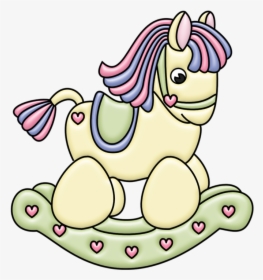 Clipart Baby Rocking Horse - Cartoon, HD Png Download, Transparent PNG