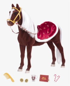 Winter Wonder Holiday Horse With Accessories - Our Generation Holiday Horse, HD Png Download, Transparent PNG