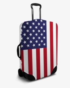 United States Flag Luggage Cover   Data-large Image - Personalized Luggage With Face, HD Png Download, Transparent PNG