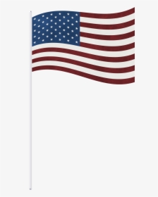 American Flag Png Vertical - American Flag On Stick Png, Transparent Png, Transparent PNG