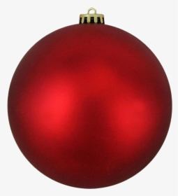 Single Red Christmas Ball Png Pic - Christmas Ornament, Transparent Png, Transparent PNG
