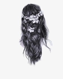 View Topic Day S - Girl With Flower Crown Drawing, HD Png Download, Transparent PNG