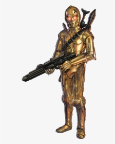 Star Wars Protocol Droid Armed, HD Png Download, Transparent PNG