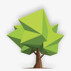 Stylized Tree 3d Low Poly - Graphic Designers South Africa, HD Png Download, Transparent PNG