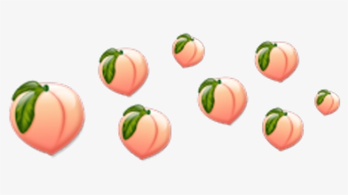 Crown Peachy Peachemoji Emojicrown - Peach Crown Png, Transparent Png, Transparent PNG