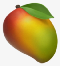 #emoji #apple #mangue #fruit - Iphone Mango Emoji, HD Png Download, Transparent PNG
