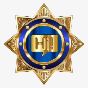 Electric Blue,emblem,shield - Badge, HD Png Download, Transparent PNG