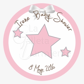 Etiquetas Baby Shower Niña - Circle, HD Png Download, Transparent PNG