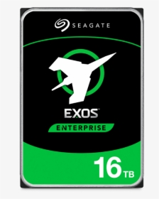 16tb Exos X16 St16000nm001g, 7200 Rpm, Sata 6gb/s, - Seagate Exos X16, HD Png Download, Transparent PNG