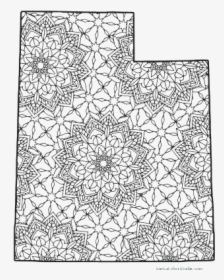 Free Printable Utah Coloring Page With Pattern To Color - Free Printable Pictures Of Georgia, HD Png Download, Transparent PNG