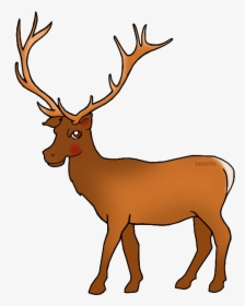 Elk Free United States Clip Art By Phillip Martin Utah - Utah State Animal Elk, HD Png Download, Transparent PNG