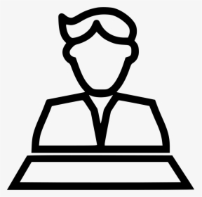News Anchor - Secretary Icon, HD Png Download, Transparent PNG