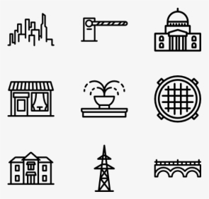 Town Icons, HD Png Download, Transparent PNG