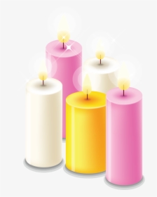 Burning Candles Png Download - Valentine, Transparent Png, Transparent PNG