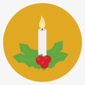 The Icon Is Of A Christmas Candle Sitting In A Small - Ville De Saint Etienne, HD Png Download, Transparent PNG