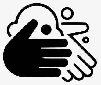 Soapy Hands - Wash Hands Icon Png, Transparent Png, Transparent PNG
