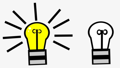 Incandescent Light Bulb Drawing Electrical Switches - Light On Clip Art, HD Png Download, Transparent PNG