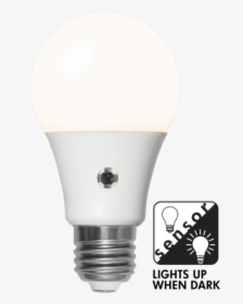 Led Lamp E27 A60 Sensor Opaque - Led Lamp, HD Png Download, Transparent PNG