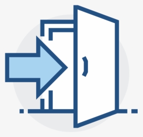 Virtual Closet Storage Rate - Exit Door Icon, HD Png Download, Transparent PNG