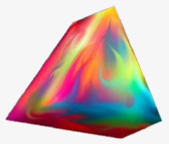 #triangle #3d #colors #colorful #3deffect @irethf5 - Art, HD Png Download, Transparent PNG