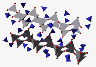 Ammonium Metavanadate 3d Polyhedra - Triangle, HD Png Download, Transparent PNG