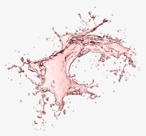 Water Splash , Png Download - Rose Gold Splash Png, Transparent Png, Transparent PNG
