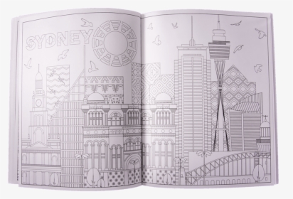 Beautiful Cities Coloring Book, HD Png Download, Transparent PNG