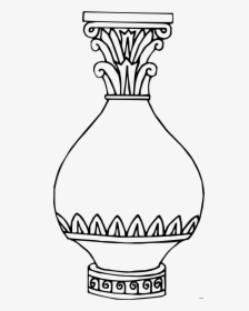 Vases Drawing At Getdrawings - Line Drawing Of Vase, HD Png Download, Transparent PNG