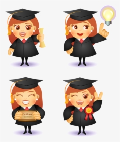 Graduation Ceremony Graduate University Icon - Clipart Graduation Cartoon Png, Transparent Png, Transparent PNG