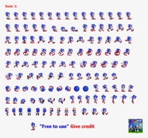 Diamondman the Hedgehog Sprite Sheet (Sonic 3-Style) by