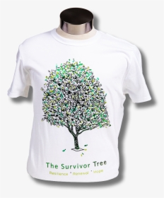 Survivor Tree T-shirt - 9 11 Survivor Tree Shirt, HD Png Download, Transparent PNG