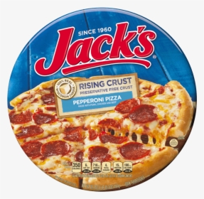 Jack S Rising Crust Pepperoni Frozen Pizza - Jack's Rising Crust Pepperoni Pizza, HD Png Download, Transparent PNG