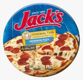 Jack S Original Thin Crust Pepperoni Frozen Pizza - Jacks Original Thin Crust Pizza, HD Png Download, Transparent PNG