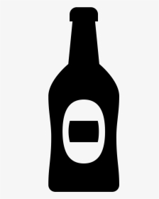 Transparent Beer Bottle Clipart Black And White, HD Png Download, Transparent PNG