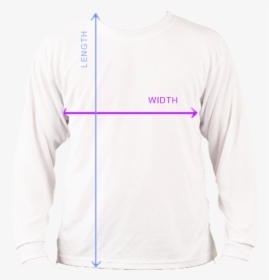 Dorkypop Shirt Measurement - Long-sleeved T-shirt, HD Png Download, Transparent PNG