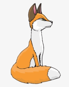 Sitting Fox Clipart, HD Png Download, Transparent PNG