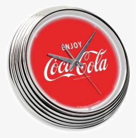 Neon Coca Cola 15 Inch Wall Clock - Coca Cola, HD Png Download, Transparent PNG
