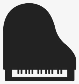 Grand Piano Icon - ピアノ イラスト 平面, HD Png Download, Transparent PNG