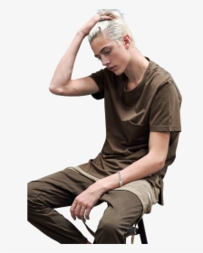 Lucky Blue Smith Image - Lucky Blue Smith Back Hair, HD Png Download, Transparent PNG