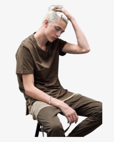 #luckybluesmith #freetoedit - Sitting, HD Png Download, Transparent PNG