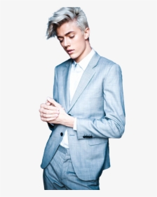 Lucky Blue Smith Silver Hair, HD Png Download, Transparent PNG