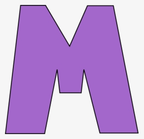 Purple Letter M Clip Art - Letter M Clipart Purple, HD Png Download, Transparent PNG