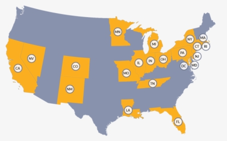 Anet Map All States 7, HD Png Download, Transparent PNG